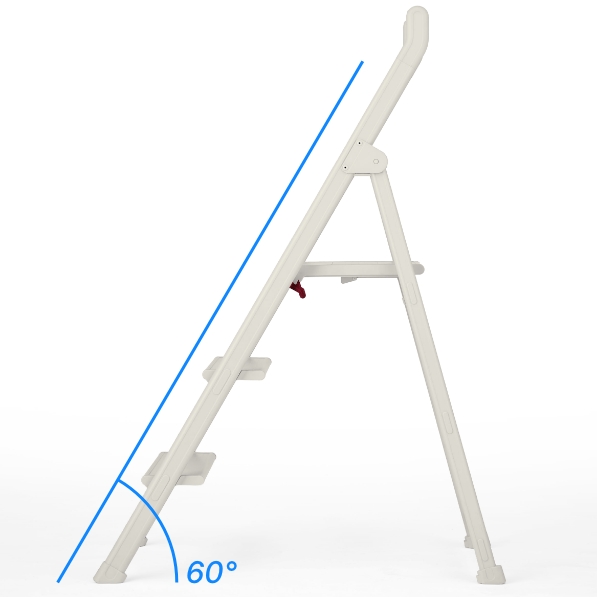 SHOPLADDER illustrating its 60° climbing angle